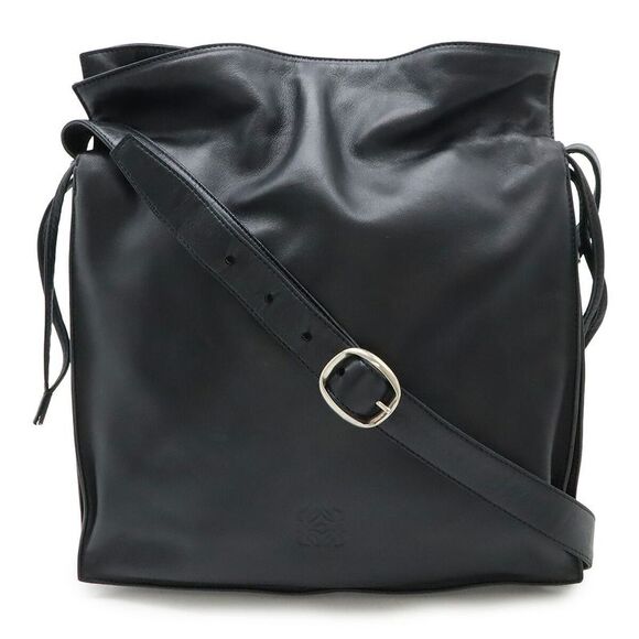 Loewe Nappa Leather Flamenco Anagram Shoulder Bag - Picture 1 of 7